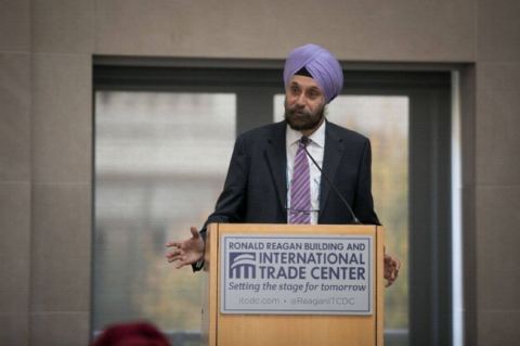 Presentation by Ambassador Navtej S. Sarna at the Conference on 350 years of the legacy of Guru Gobind Singh ji at the Ronald Reagan Building on November 6, 2017.