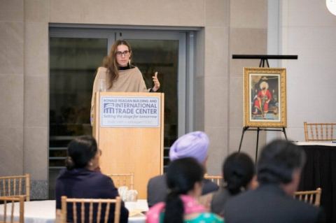 Presentation by Ms. Christen McKnight Sethi at the Conference on 350 years of the legacy of Guru Gobind Singh ji at the Ronald Reagan Building on November 6, 2017