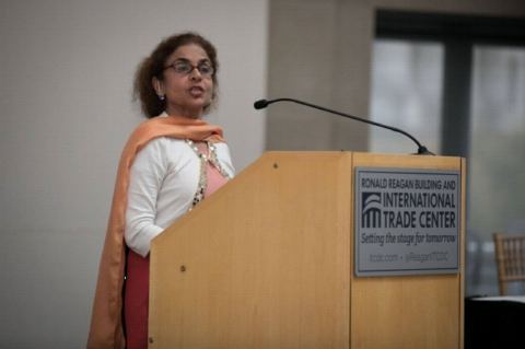 Presentation by Ms. Nikky-Guninder Kaur Singh at the Conference on 350 years of the legacy of Guru Gobind Singh ji at the Ronald Reagan Building on November 6, 2017