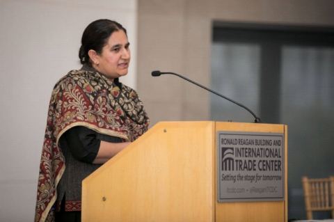 Presentation by Ms. Sonia Dhami at the Conference on 350 years of the legacy of Guru Gobind Singh ji at the Ronald Reagan Building on November 6, 2017