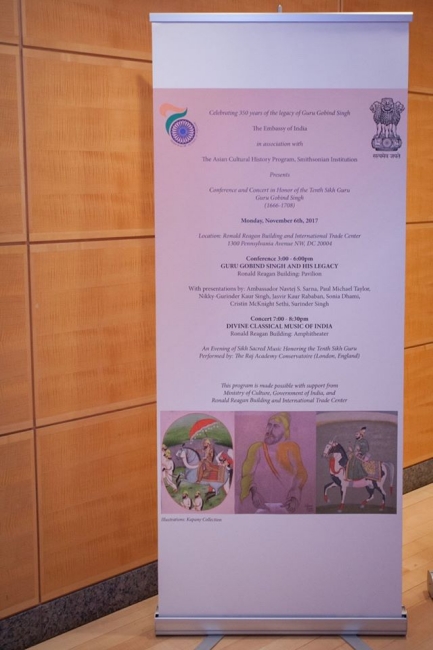 Conference on 350 years of the legacy of Guru Gobind Singh ji at the Ronald Reagan Building on November 6, 2017