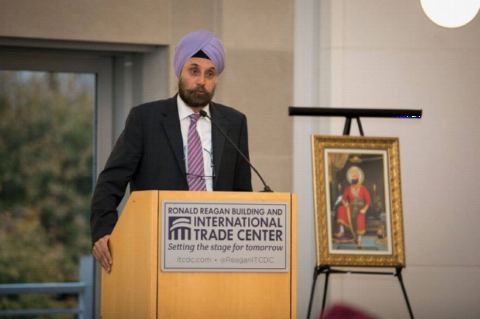 Presentation by Ambassador Navtej S. Sarna at the Conference on 350 years of the legacy of Guru Gobind Singh ji at the Ronald Reagan Building on November 6, 2017