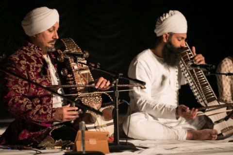 Musicians from the Raj Academy Conservatoire (London, England) performing at the Ronald Reagan Building on November 7, 2017.