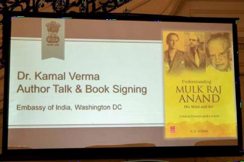 Author Talk and Book Signing Event by Dr. Kamal Verma at Embassy of India on January 19, 2018.