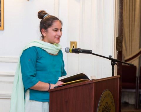 Audience participation at Author Talk and Book Signing Event by Dr. Kamal Verma at Embassy of India on January 19, 2018.