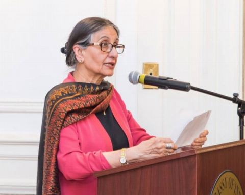 Audience participation at Author Talk and Book Signing Event by Dr. Kamal Verma at Embassy of India on January 19, 2018.
