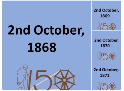 Quiz on Mahatma Gandhi launched on Twitter by Ambassador Navtej Sarna by tweeting the first question during the celebration of 149th Birth Anniversary of Mahatma Gandhi at the Embassy of India, Washington DC on Tuesday, October 2, 2018.