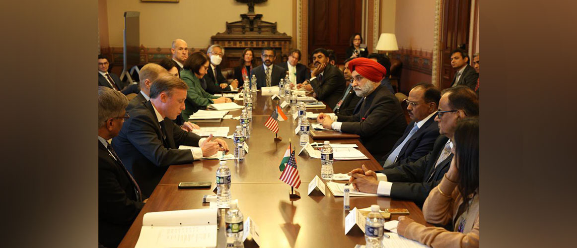  NSA Ajit Doval and the U.S. NSA Jake Sullivan launched the U.S.-India Initiative on Critical and Emerging Technologies (iCET) on January 31, 2023