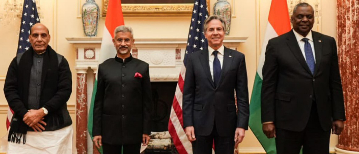  The fourth India-US 2+2 Ministerial Dialogue held in Washington DC