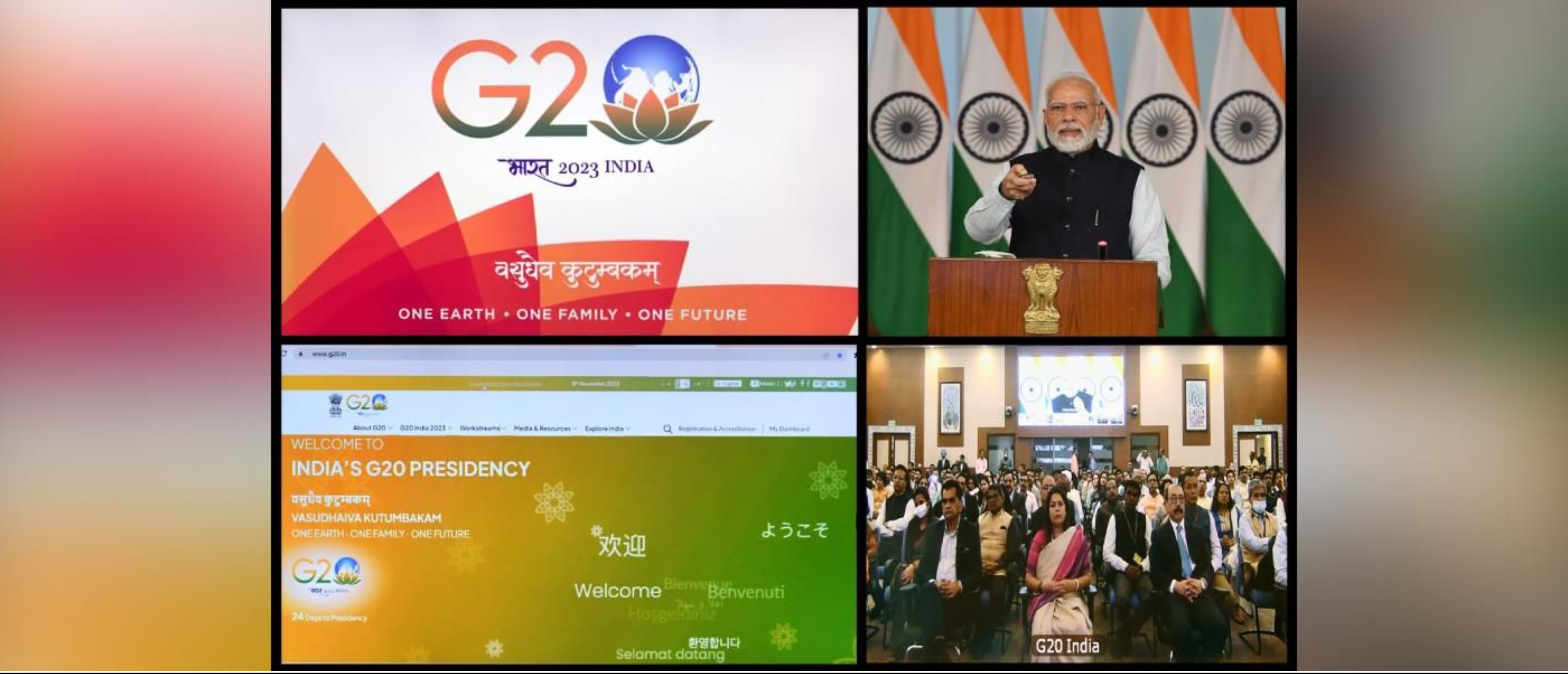  Unveiling of The Logo, Theme and Website of India’s G20 Presidency